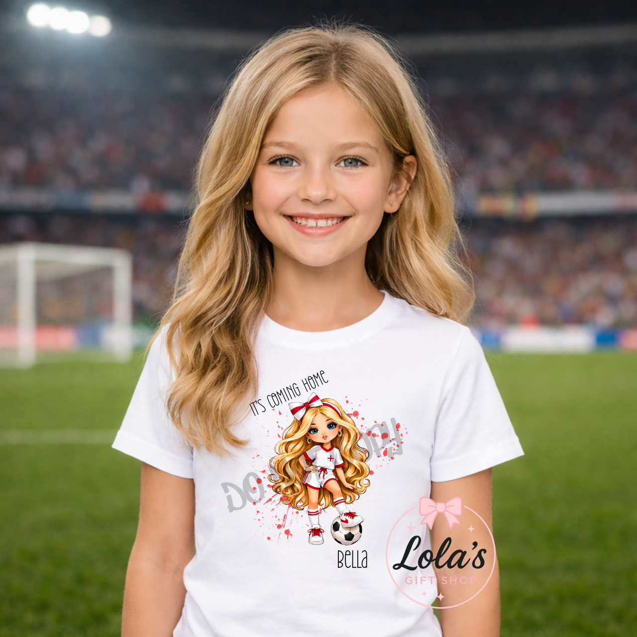 It’s coming home girls football tops