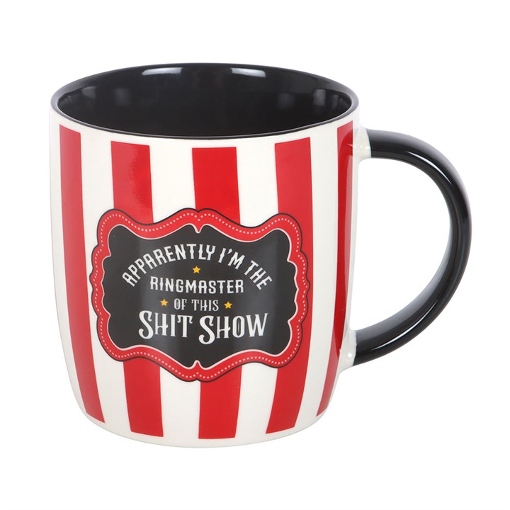 Red Striped Ringmaster Mug