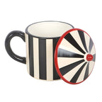 Black Striped Circus Tent Mug