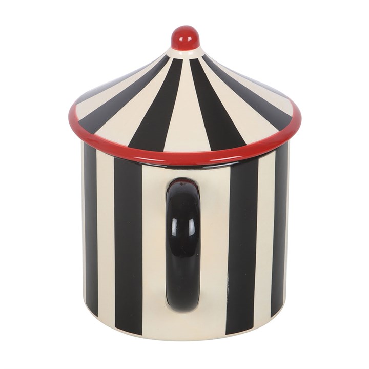 Black Striped Circus Tent Mug