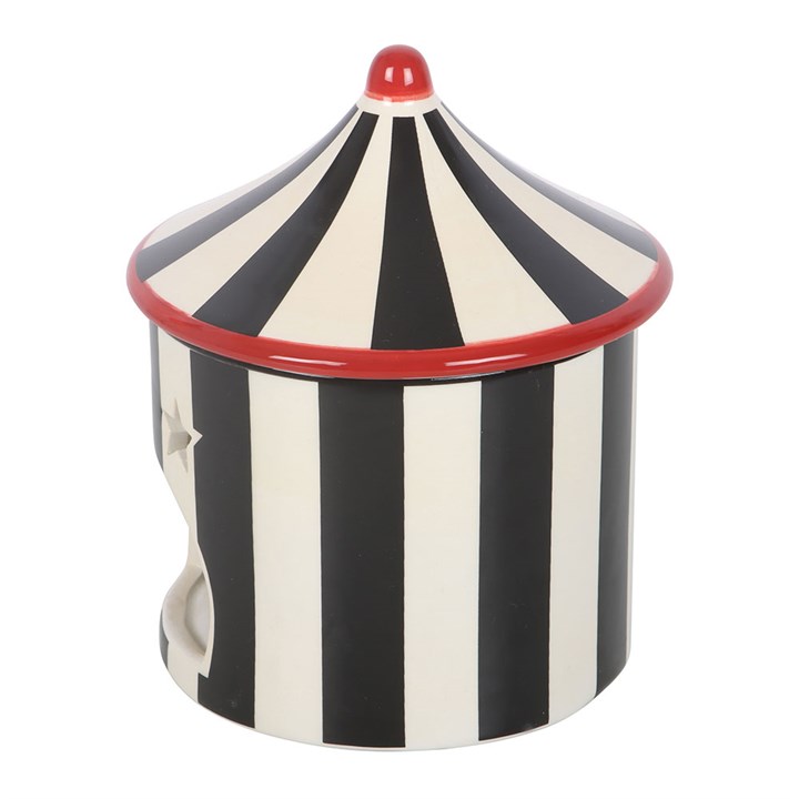 Black Striped Circus Tent Oil Burner