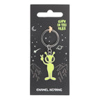 Glow in the Dark Alien Keyring
