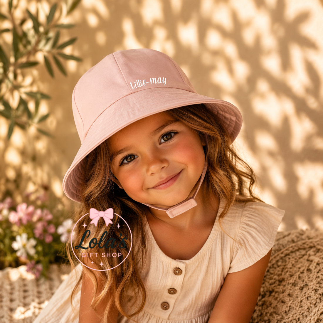Personalised baby/kids bucket hat