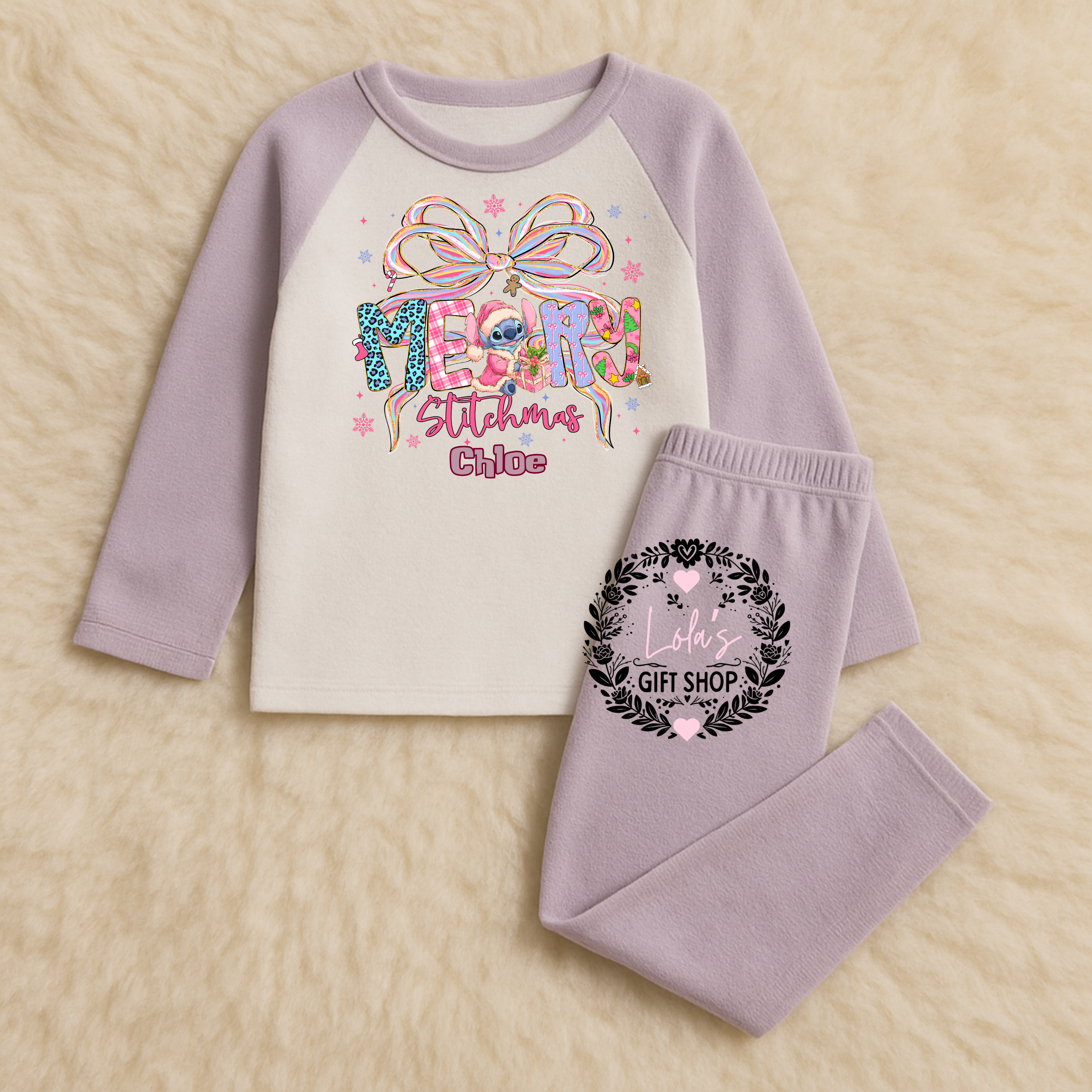 Merry stitchmas pyjamas
