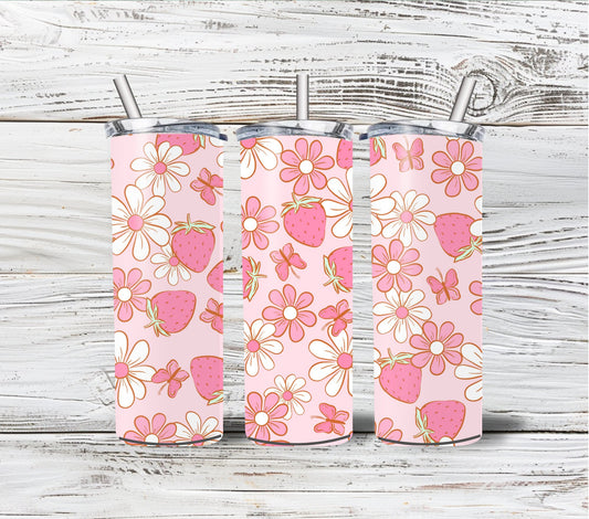 Strawberry 20oz tumbler - Lola’s gift shop <3Strawberry 20oz tumblerLola’s gift shop <3