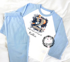 Space animals personalised pyjamas