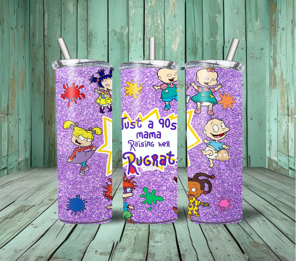 Just a mum rugrat tumbler 20oz - Lola’s gift shop <3Just a mum rugrat tumbler 20ozLola’s gift shop <3