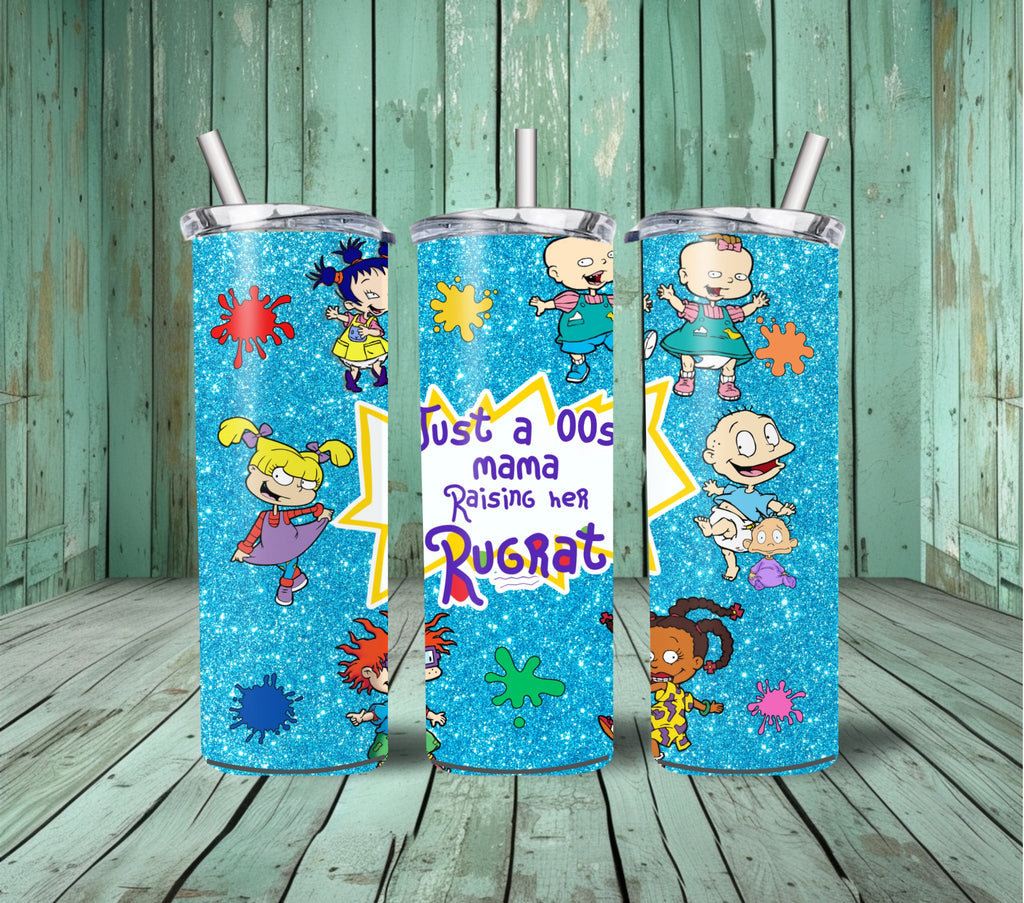 Just a mum rugrat tumbler 20oz - Lola’s gift shop <3Just a mum rugrat tumbler 20ozLola’s gift shop <3