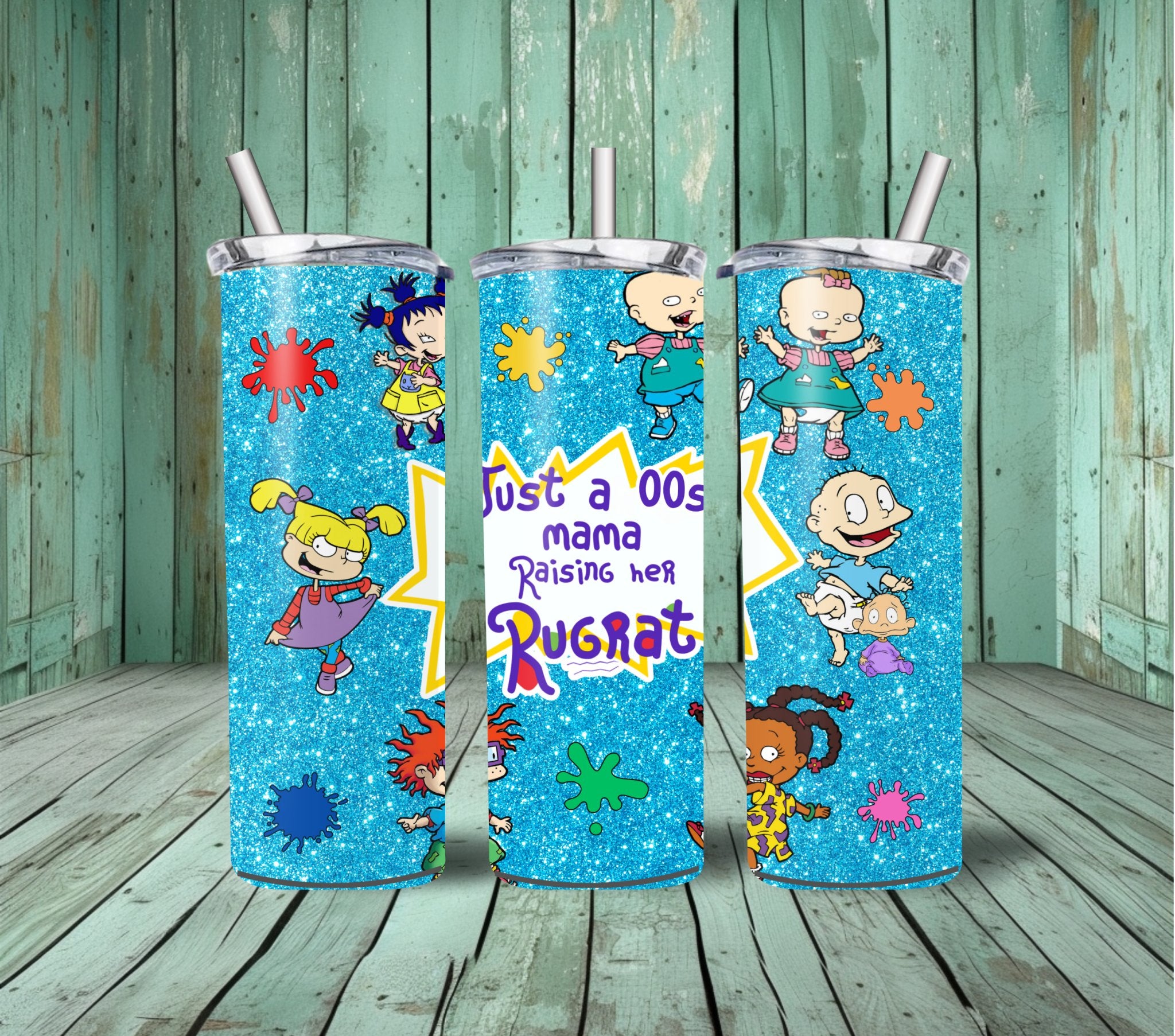 Just a mum rugrat tumbler 20oz - Lola’s gift shop <3Just a mum rugrat tumbler 20ozLola’s gift shop <3