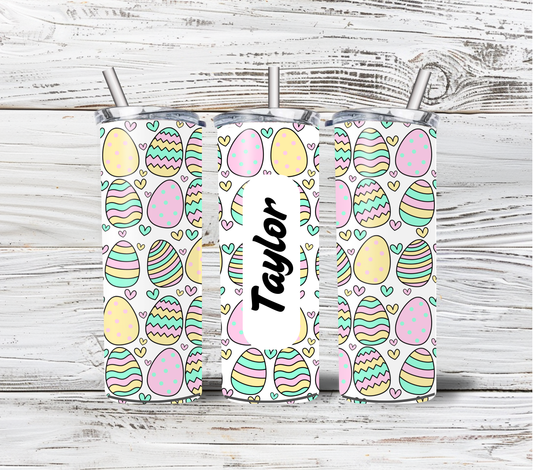 Easter egg 15oz personalised tumbler