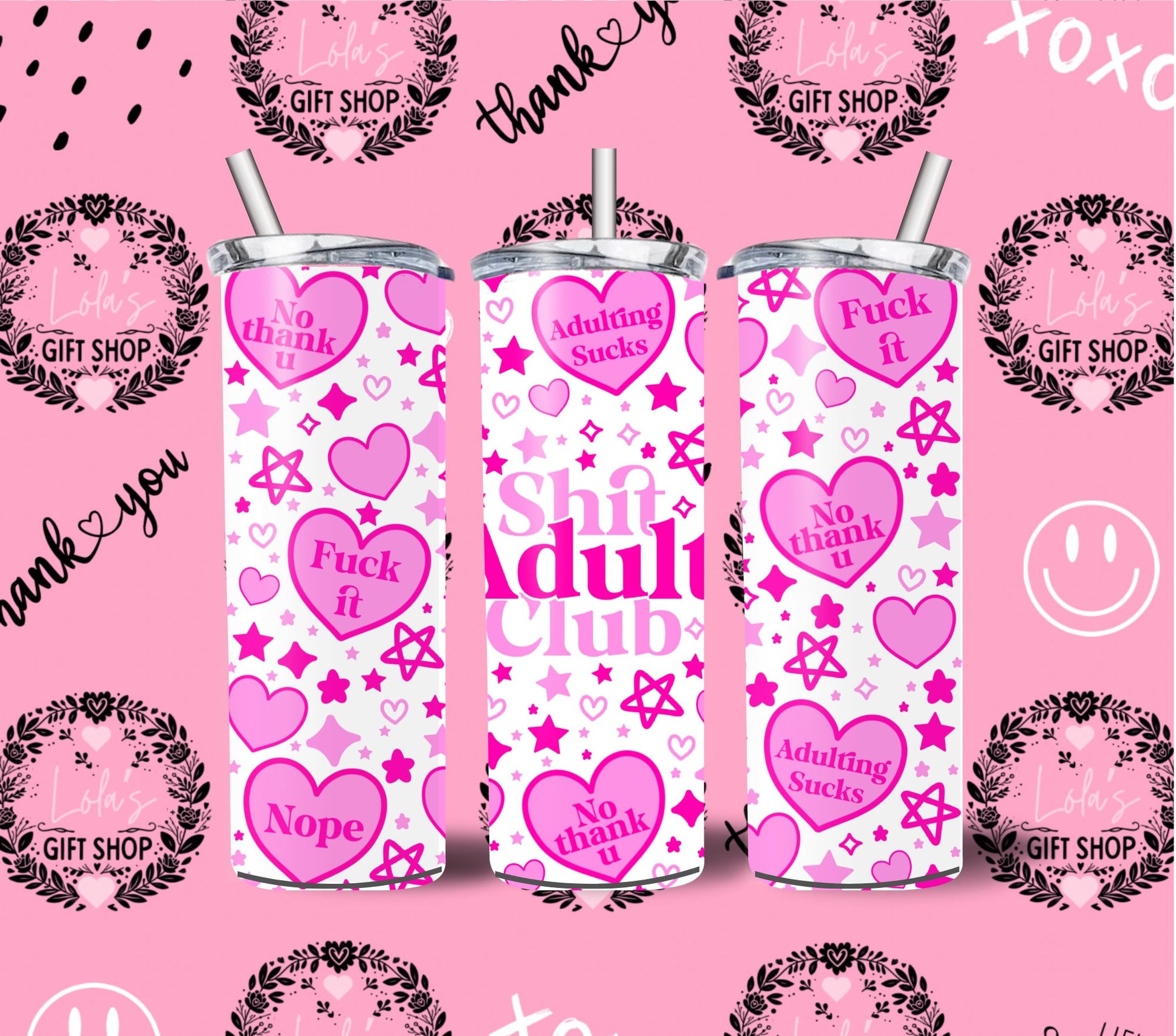 Shit adult club 20oz tumbler - Lola’s gift shop <3Shit adult club 20oz tumblerLola’s gift shop <3