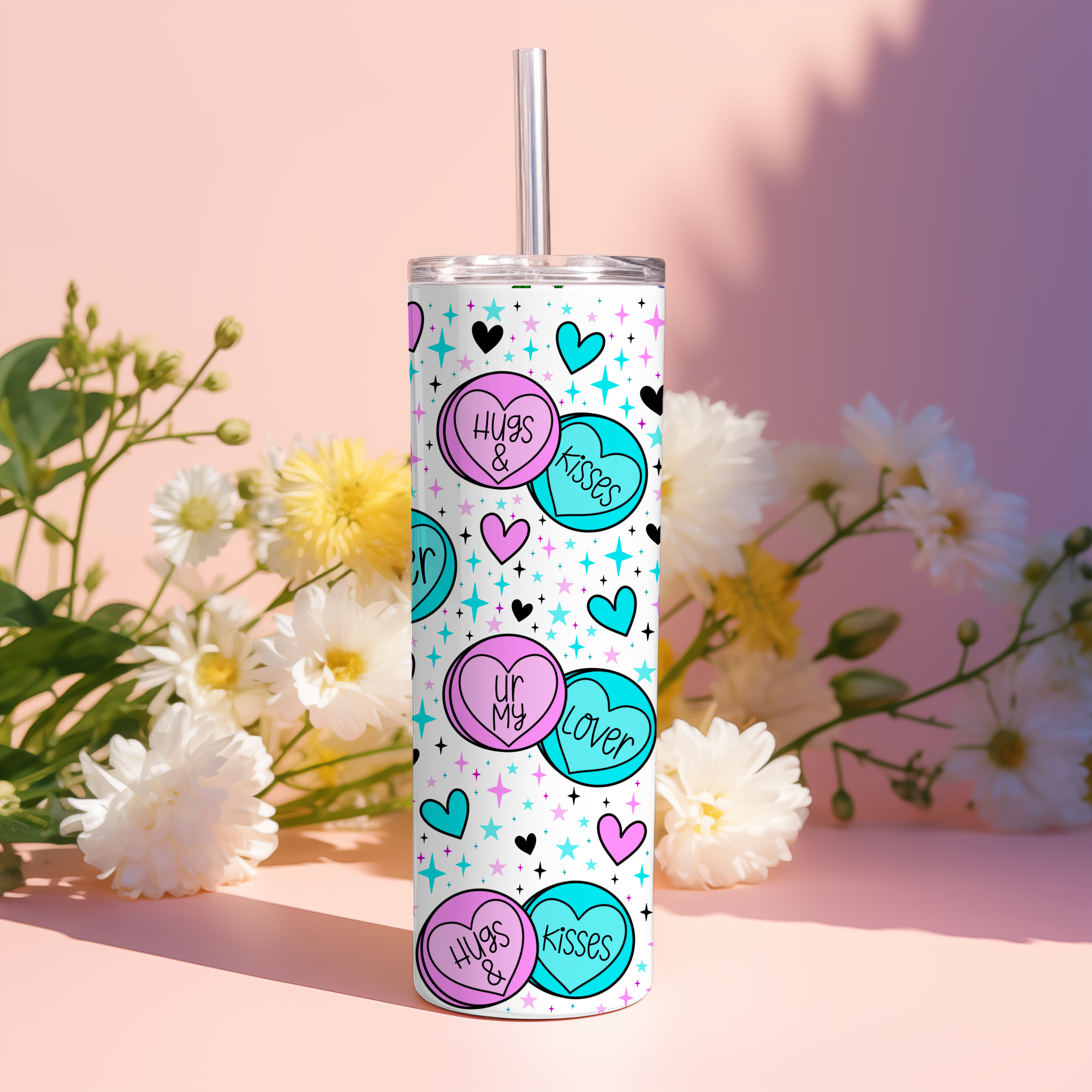 Hugs and kisses 20oz tumbler