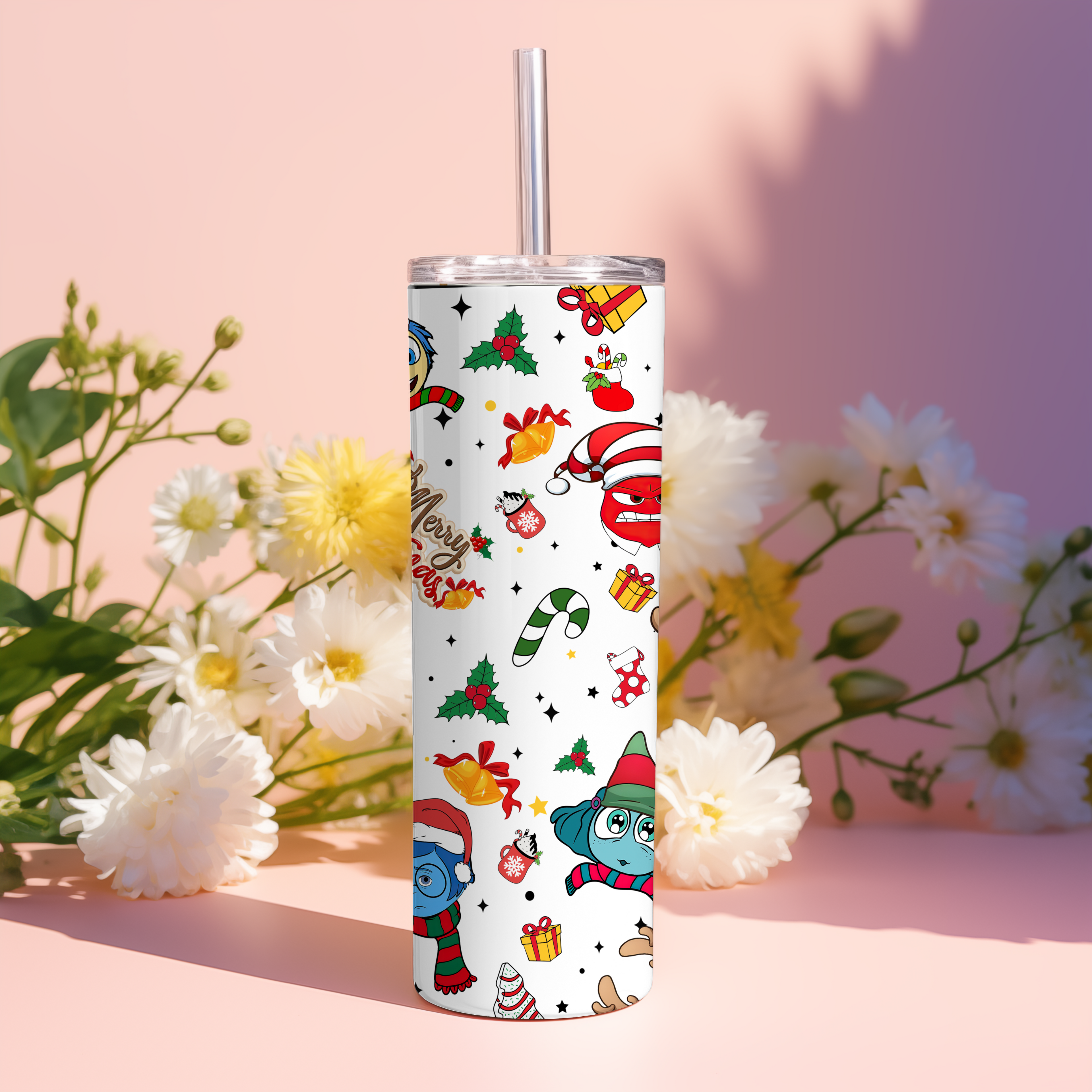 Christmas emotions 20oz tumbler