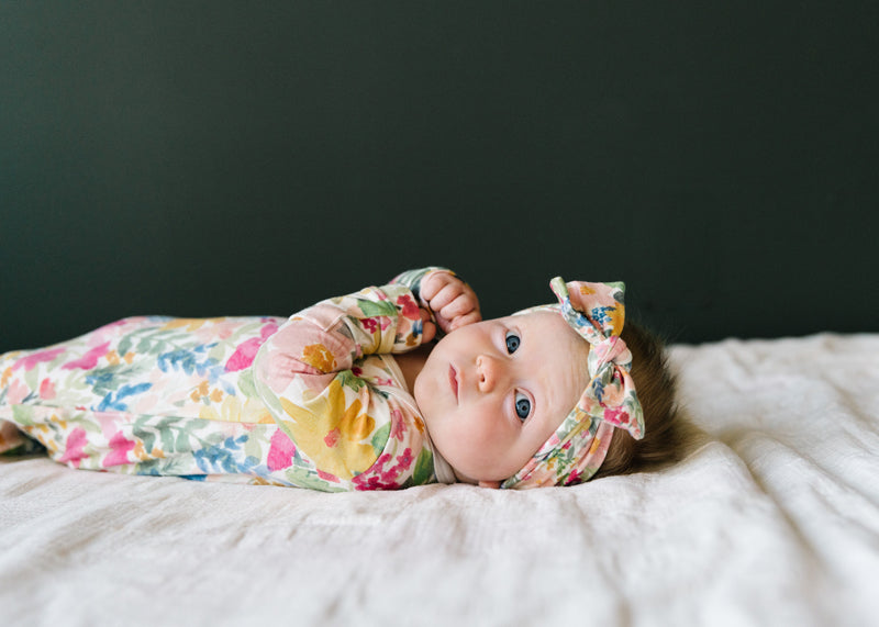 Copper Pearl Newborn Gown Lark