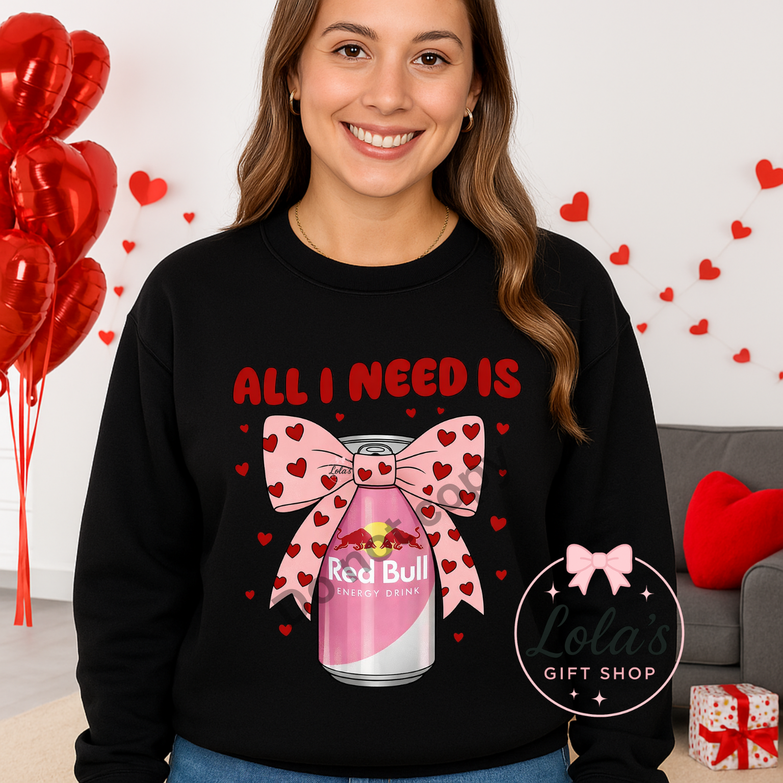 All Need is energy drink sweatshirt