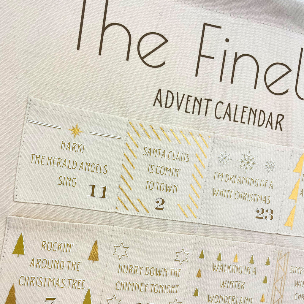 Personalised Christmas Hits Advent Calendar Countdown - Christmas songs advent calendar for kids
