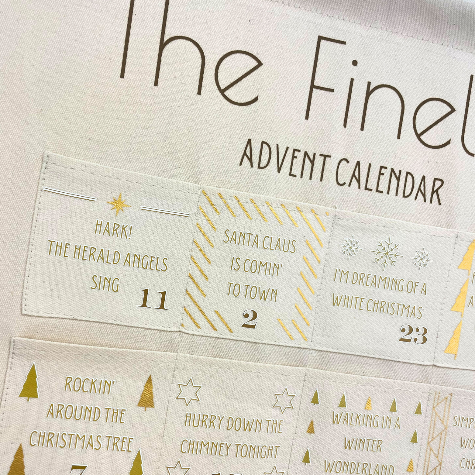 Personalised Christmas Hits Advent Calendar Countdown - Christmas songs advent calendar for kids