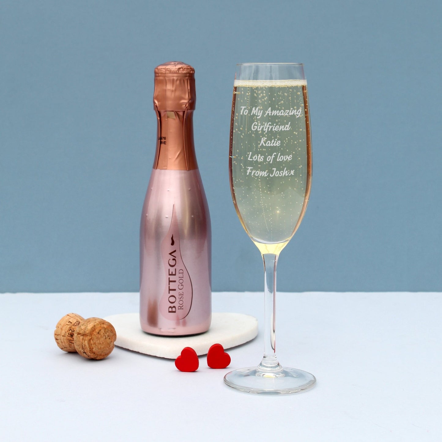 Personalised Flute & Mini Gold or rose Bottega Prosecco Set - Lola’s gift shop <3Personalised Flute & Mini Gold or rose Bottega Prosecco SetLola’s gift shop <3