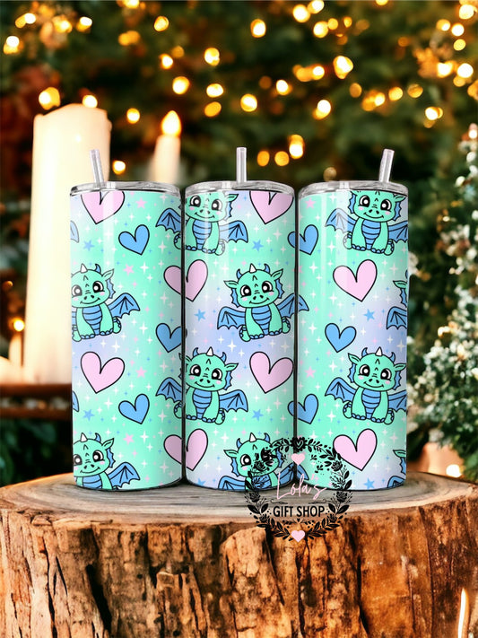 Cutest dragon 20oz tumbler - Lola’s gift shop <3Cutest dragon 20oz tumblerLola’s gift shop <3