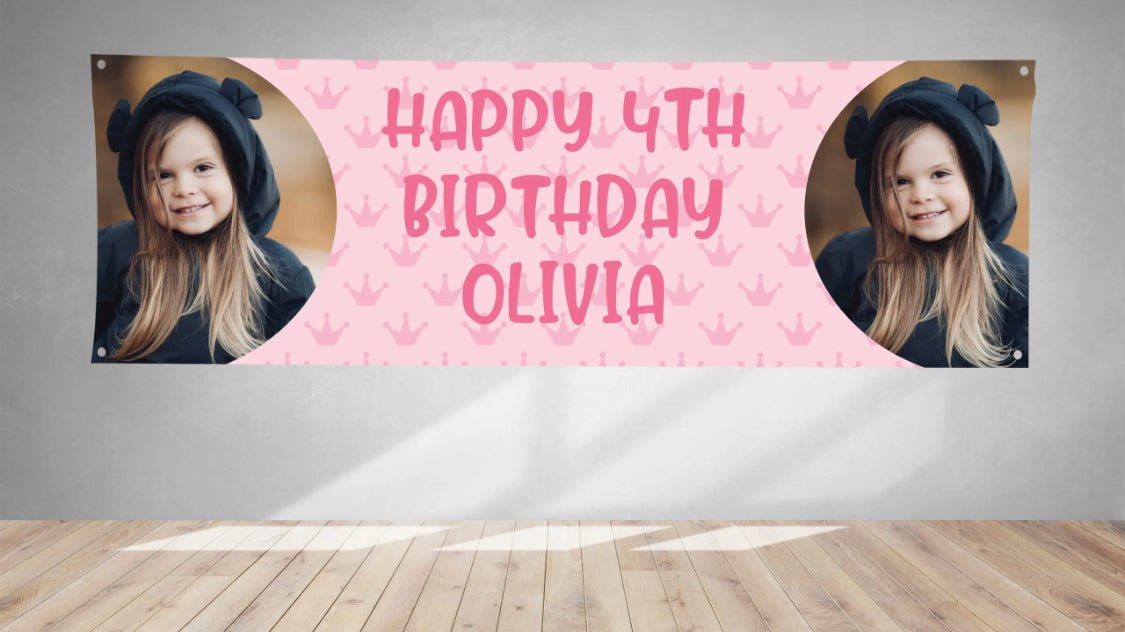 Personalised Crown Background Upload Your Own Photo Birthday PVC Banner 1ft x 3ft BBP2 - 001 - Lola’s gift shop <3Personalised Crown Background Upload Your Own Photo Birthday PVC Banner 1ft x 3ft BBP2 - 001Lola’s gift shop <3