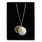 Personalised Sterling Silver & 9ct Gold Family Tree Of Life Necklace - Lola’s gift shop <3Personalised Sterling Silver & 9ct Gold Family Tree Of Life NecklaceLola’s gift shop <3