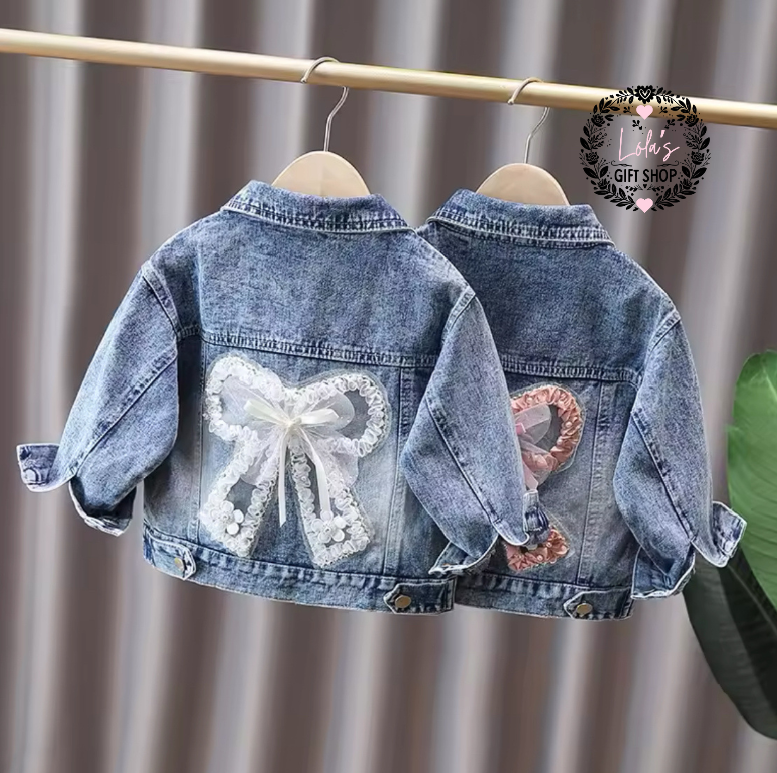 Personalised bow style jacket