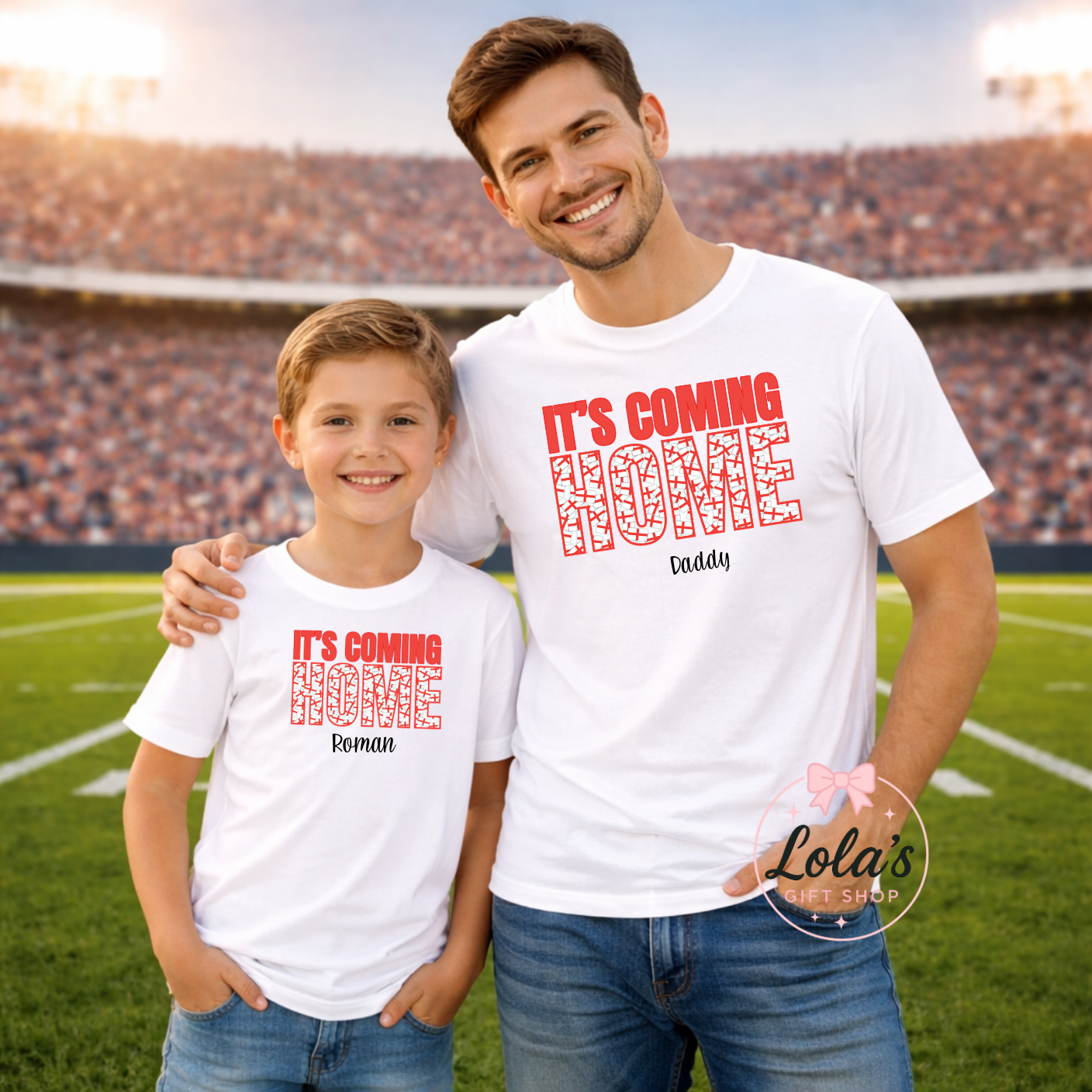 Kids it’s coming home flag tshirt