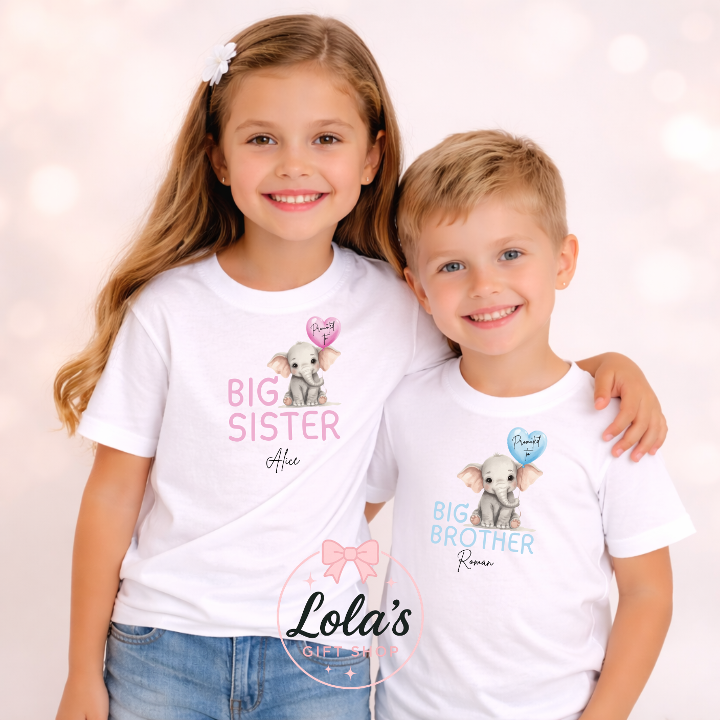 Promoted to big brother/sister tshirt