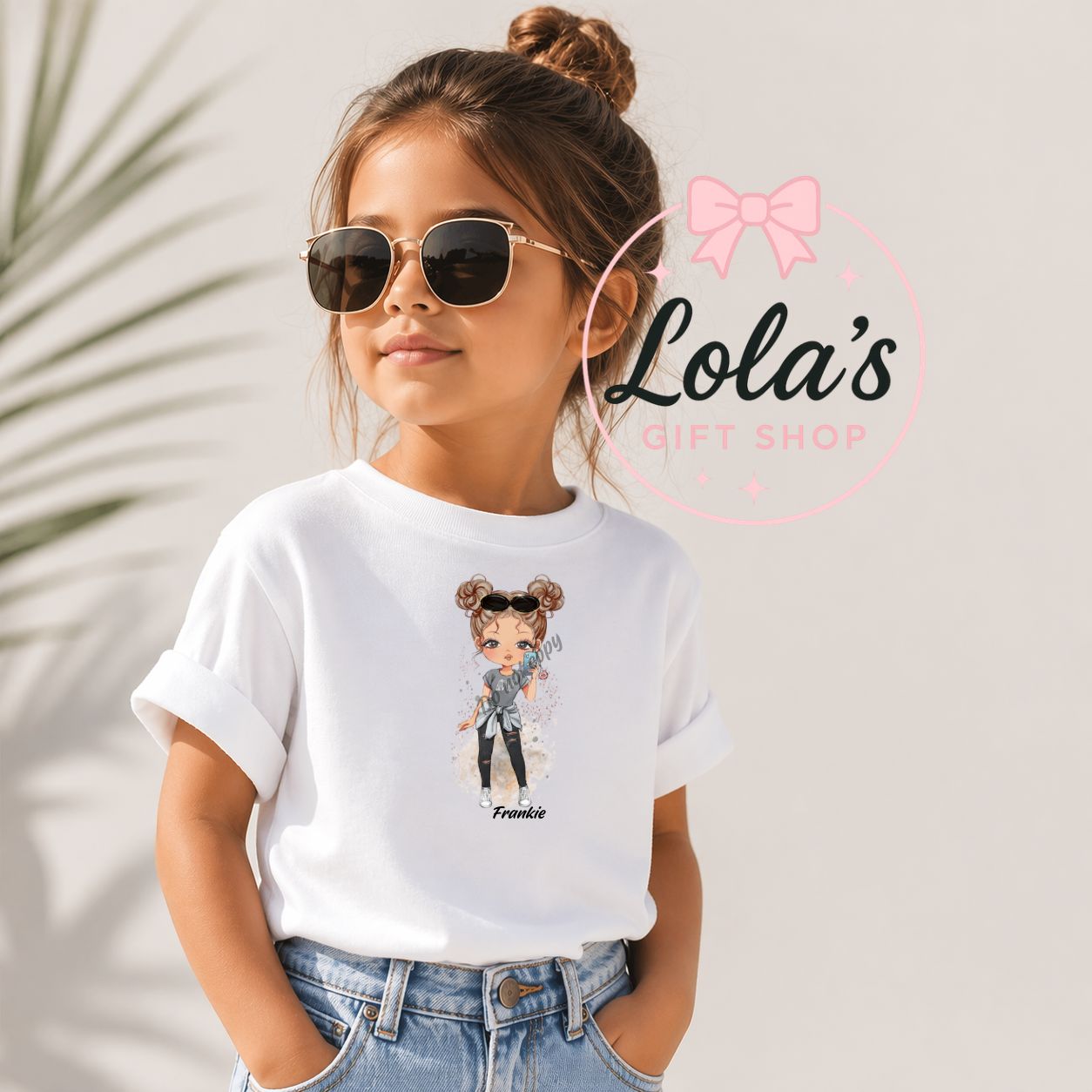 Take a selfie girl personalised tshirt