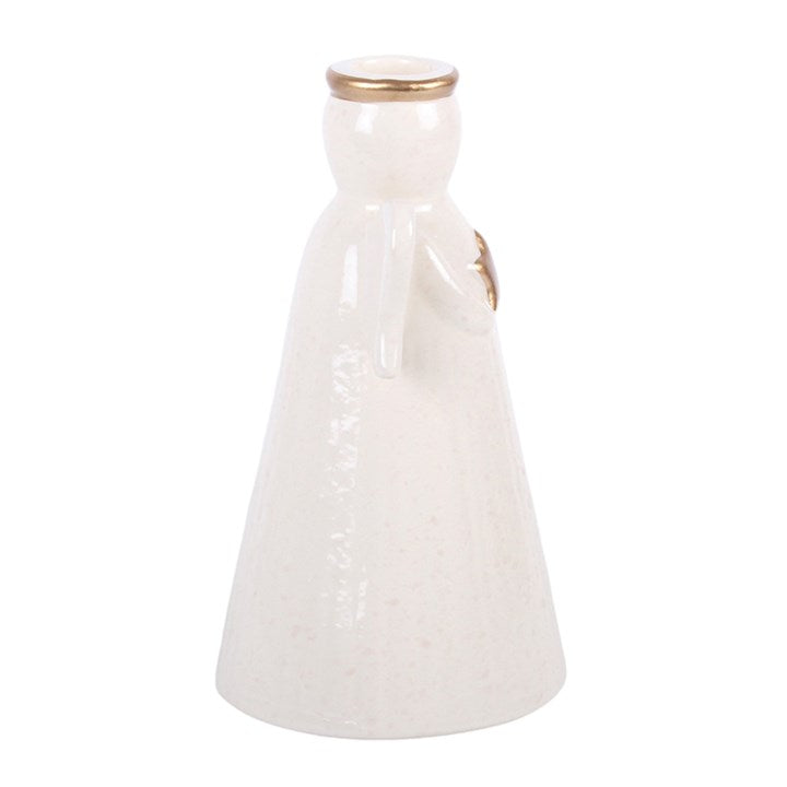 Star Angel Taper Candle Holder
