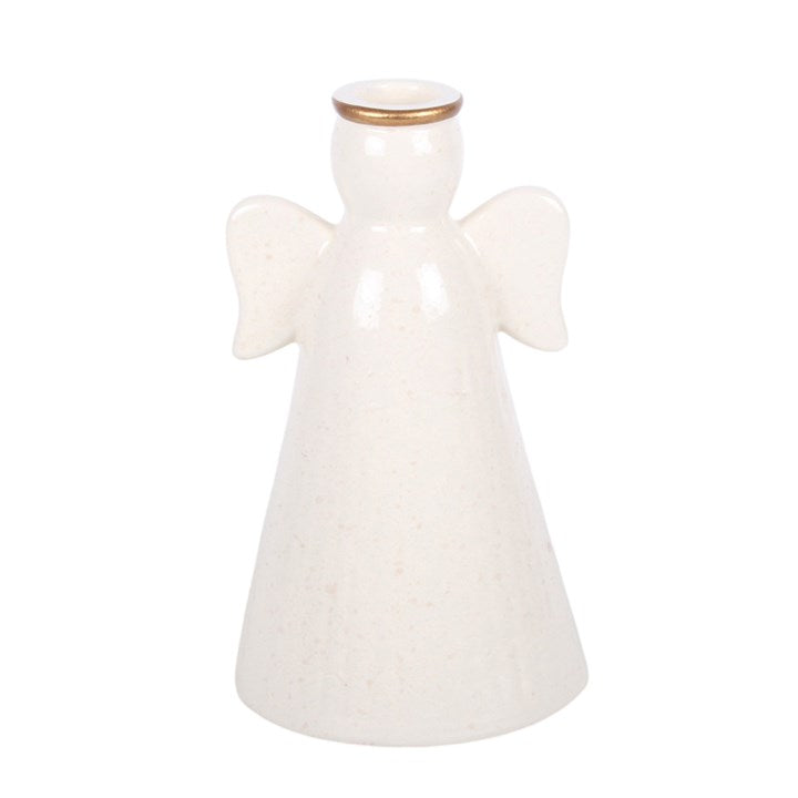 Heart Angel Taper Candle Holder