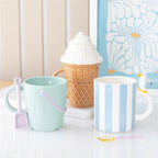 Pastel Bucket Mug with Spade Spoon