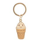 Ice Cream Cone Keyring