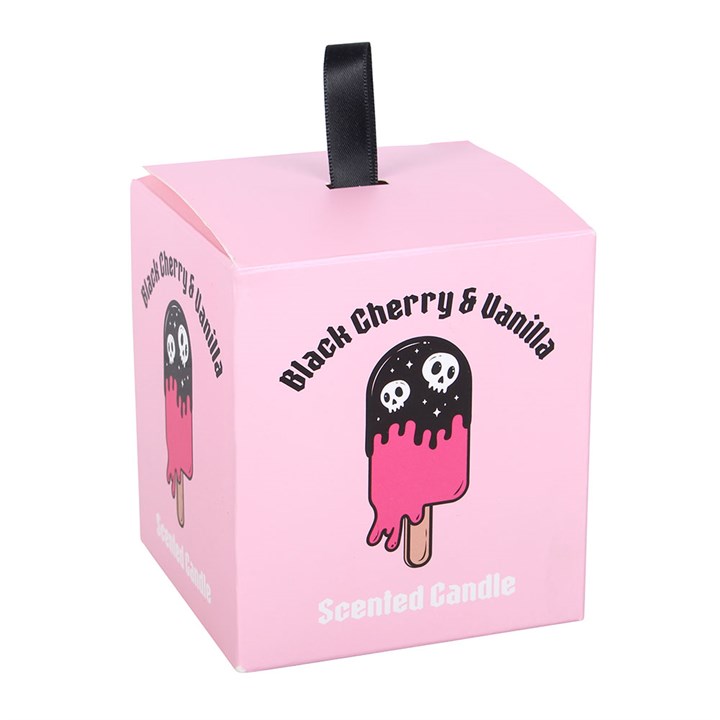 Black Cherry & Vanilla Scented Candle