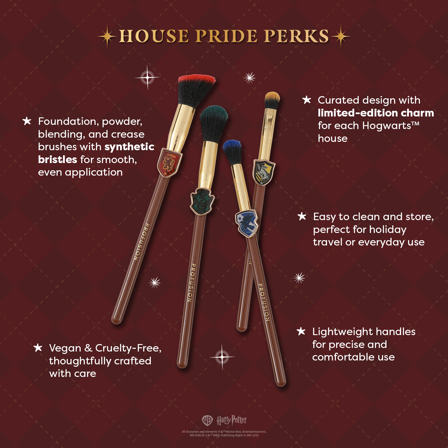 Harry Potter | House Champions Face & Brush Set