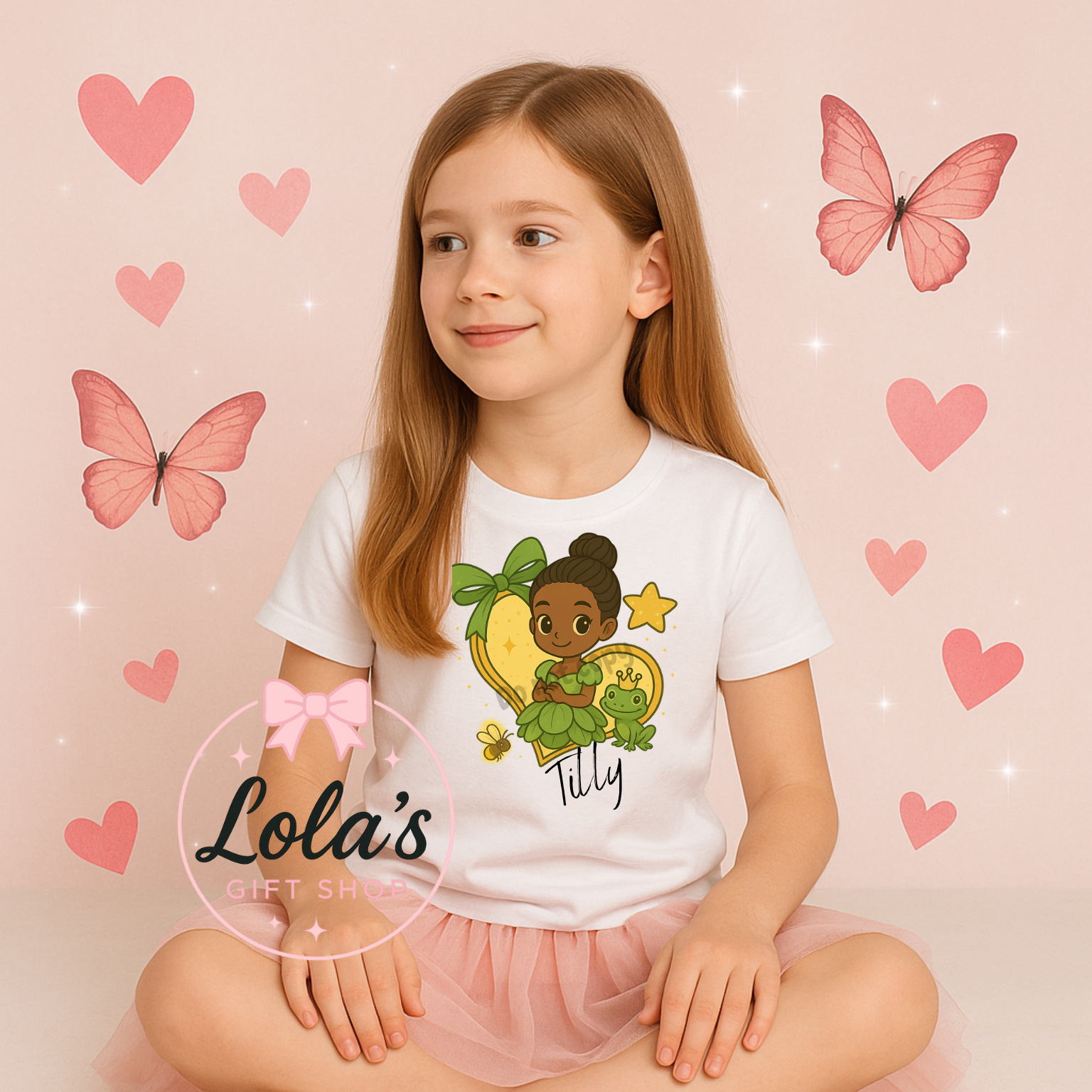 Personalised Frog Princess T-Shirt