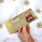 Golden believe ticket card