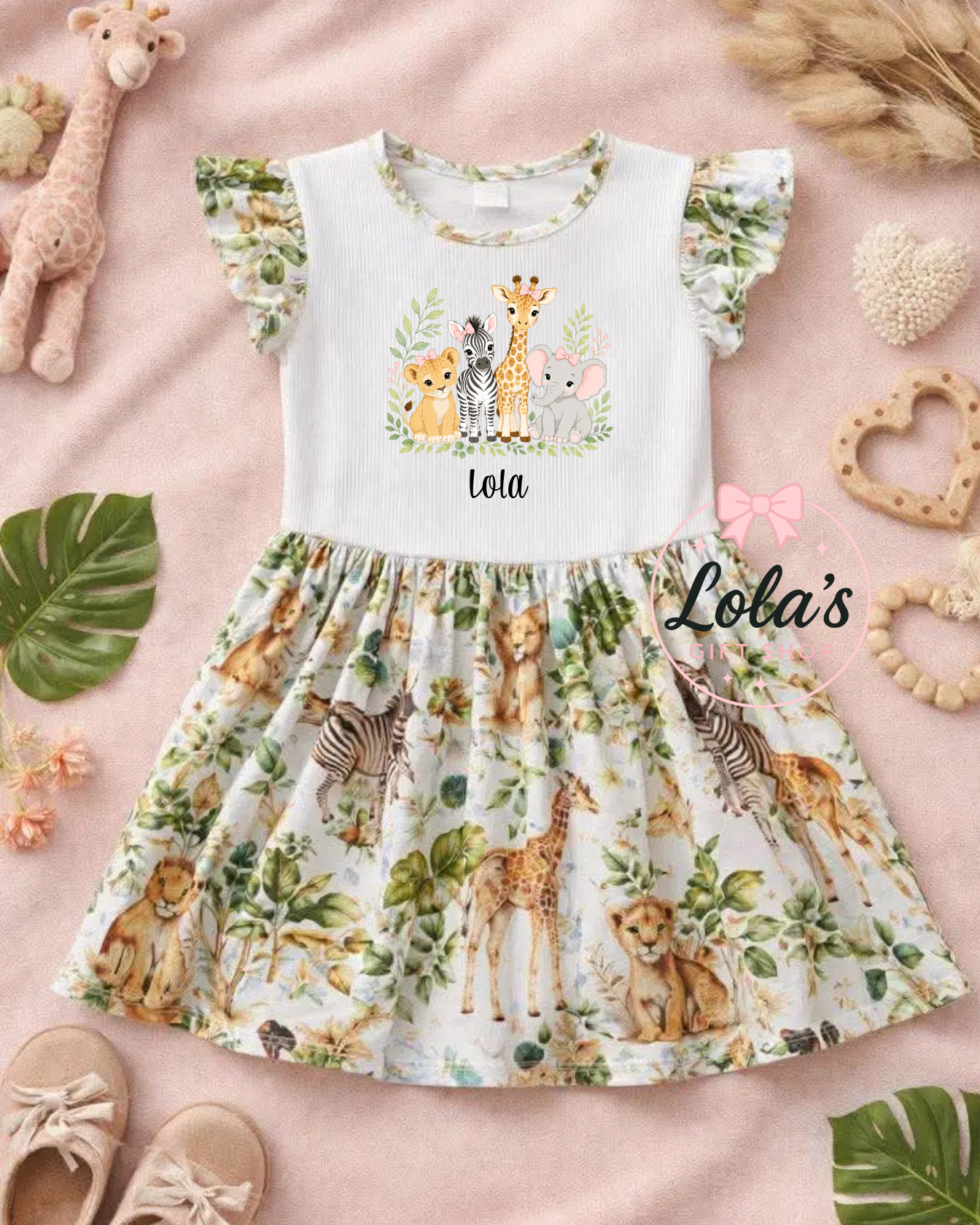 Personalised jungle dress