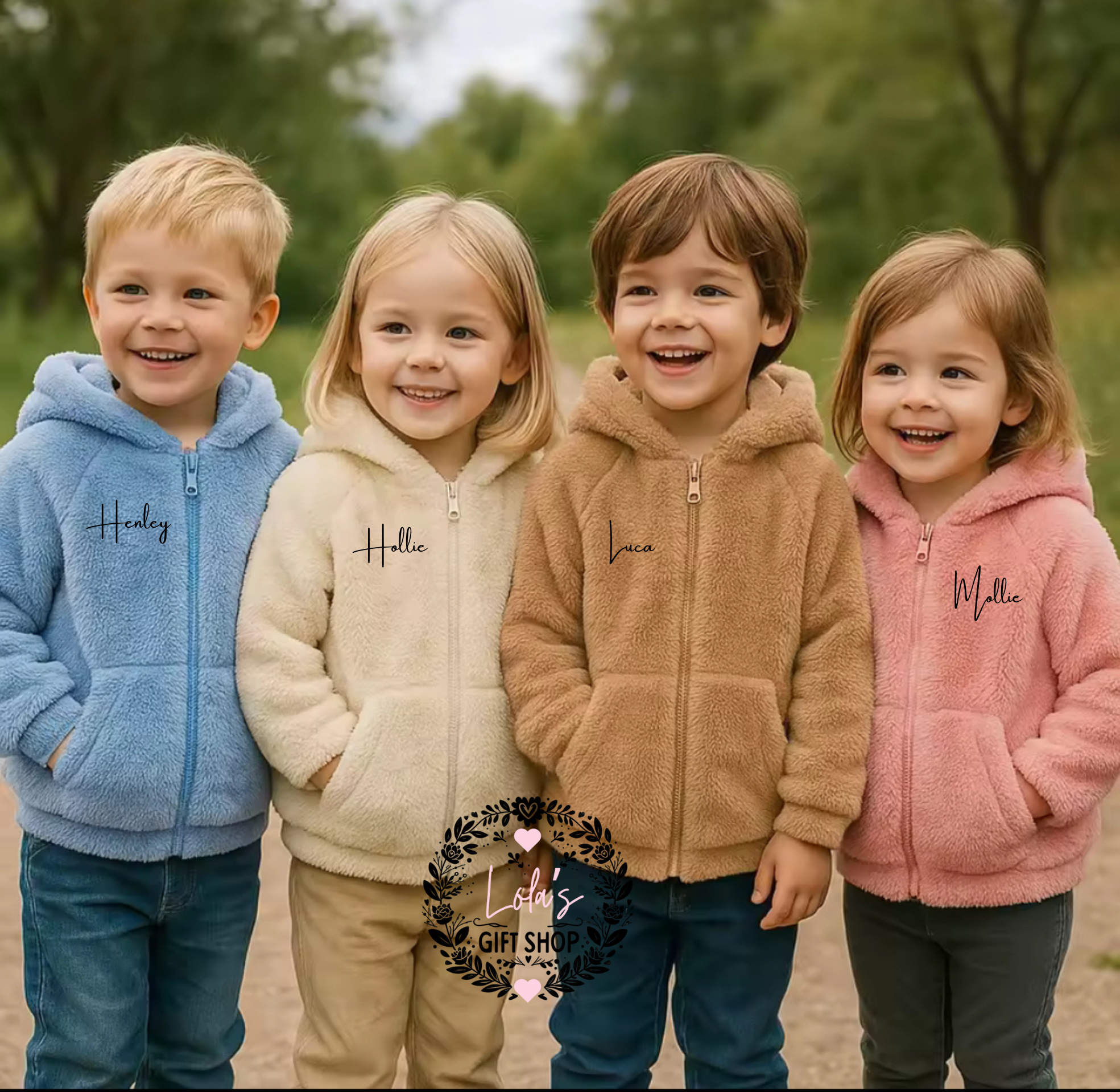 Personalised Teddy fleece jackets