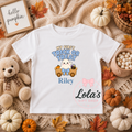 My first trick or treat pink or blue personalised tshirt