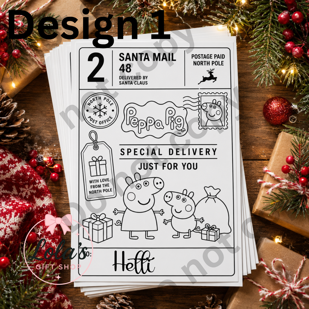 Christmas thermal labels -various designs