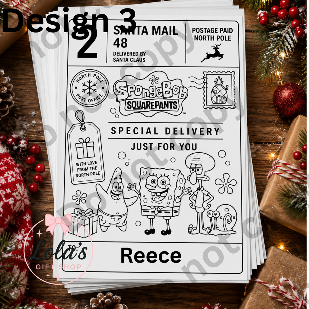 Christmas thermal labels -various designs