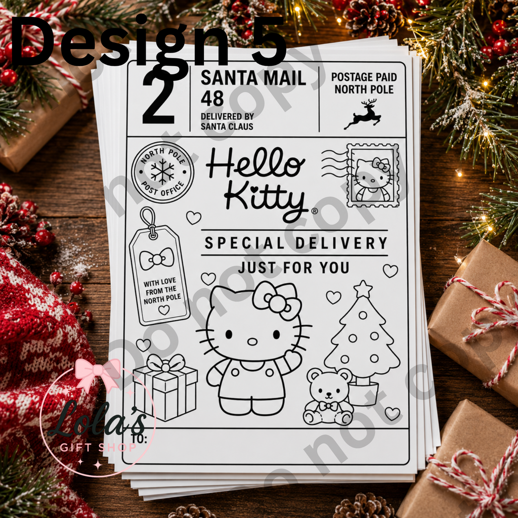 Christmas thermal labels -various designs