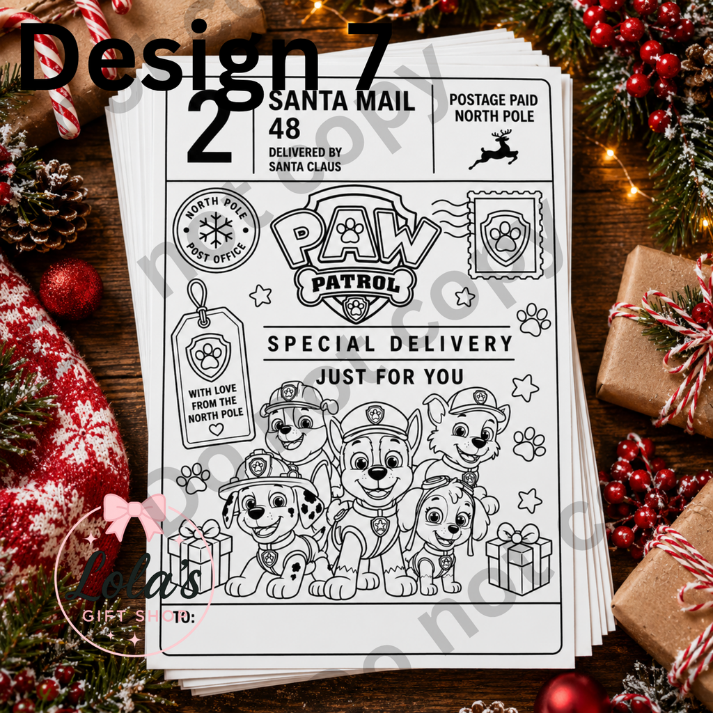Christmas thermal labels -various designs