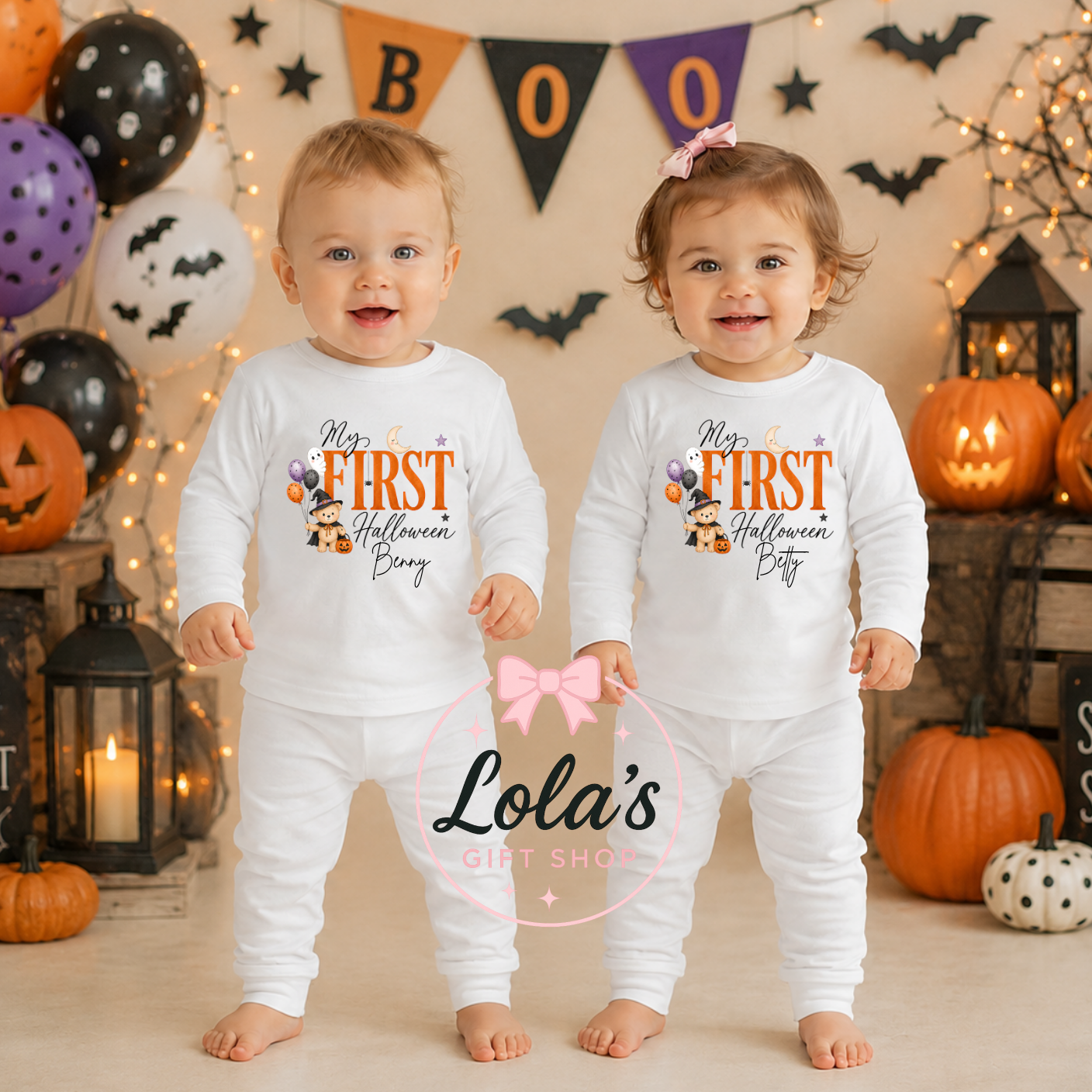 First Halloween baby pyjamas