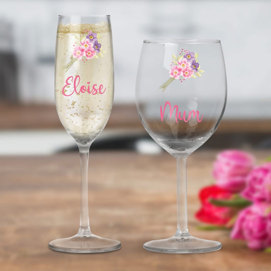 Personalised Mother’s Day glasses