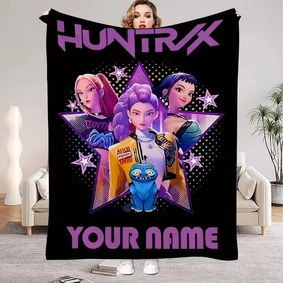 K girl hunters blanket