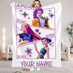 K girl hunters blanket