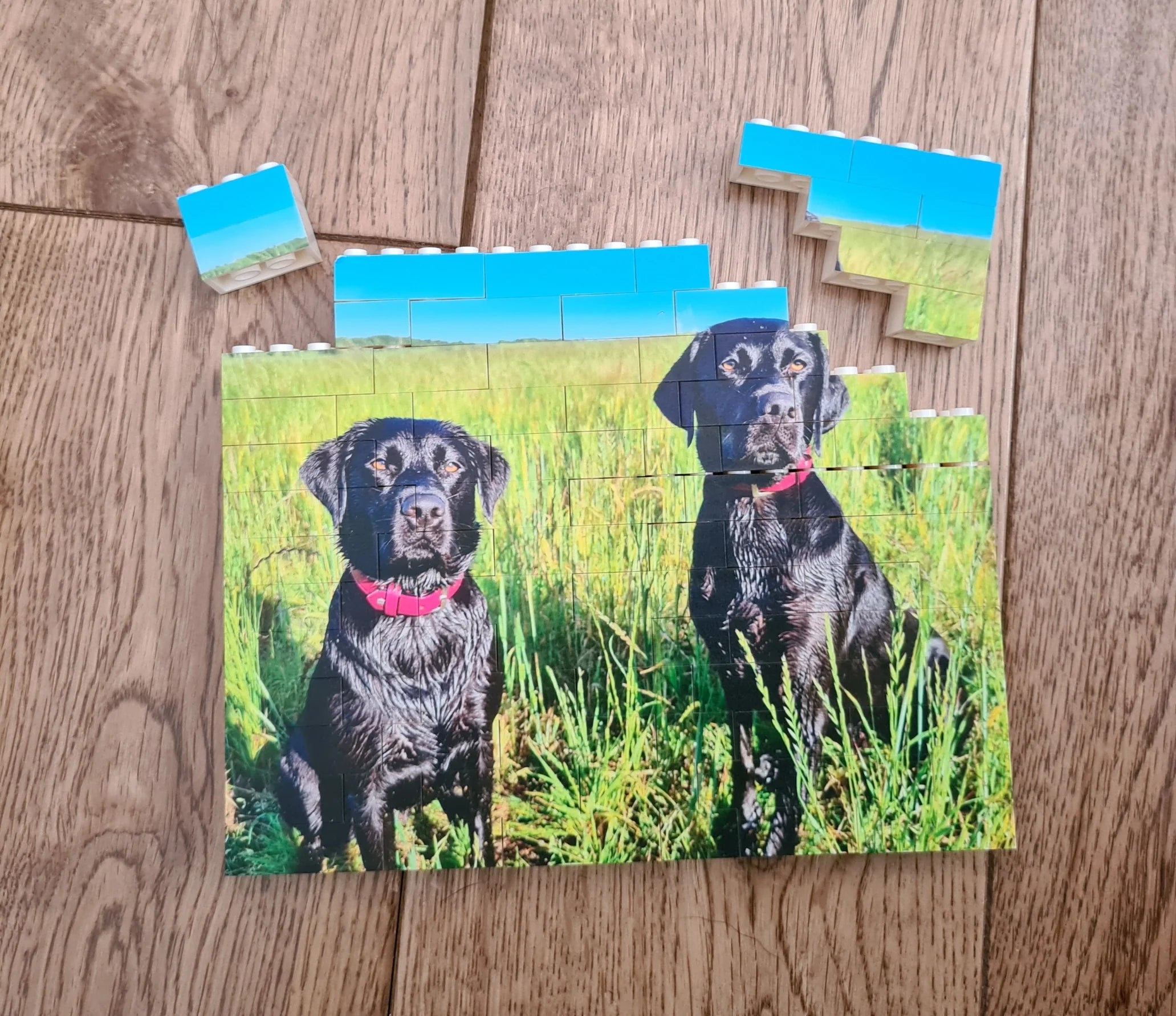 UV Printed Building Brick Photo Block Puzzle