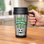 Personalised football Travel Mug